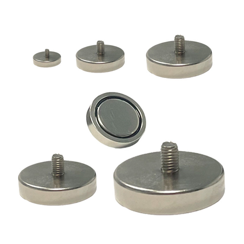 Neodymium pot magnet